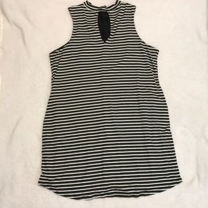 Striped mini dress